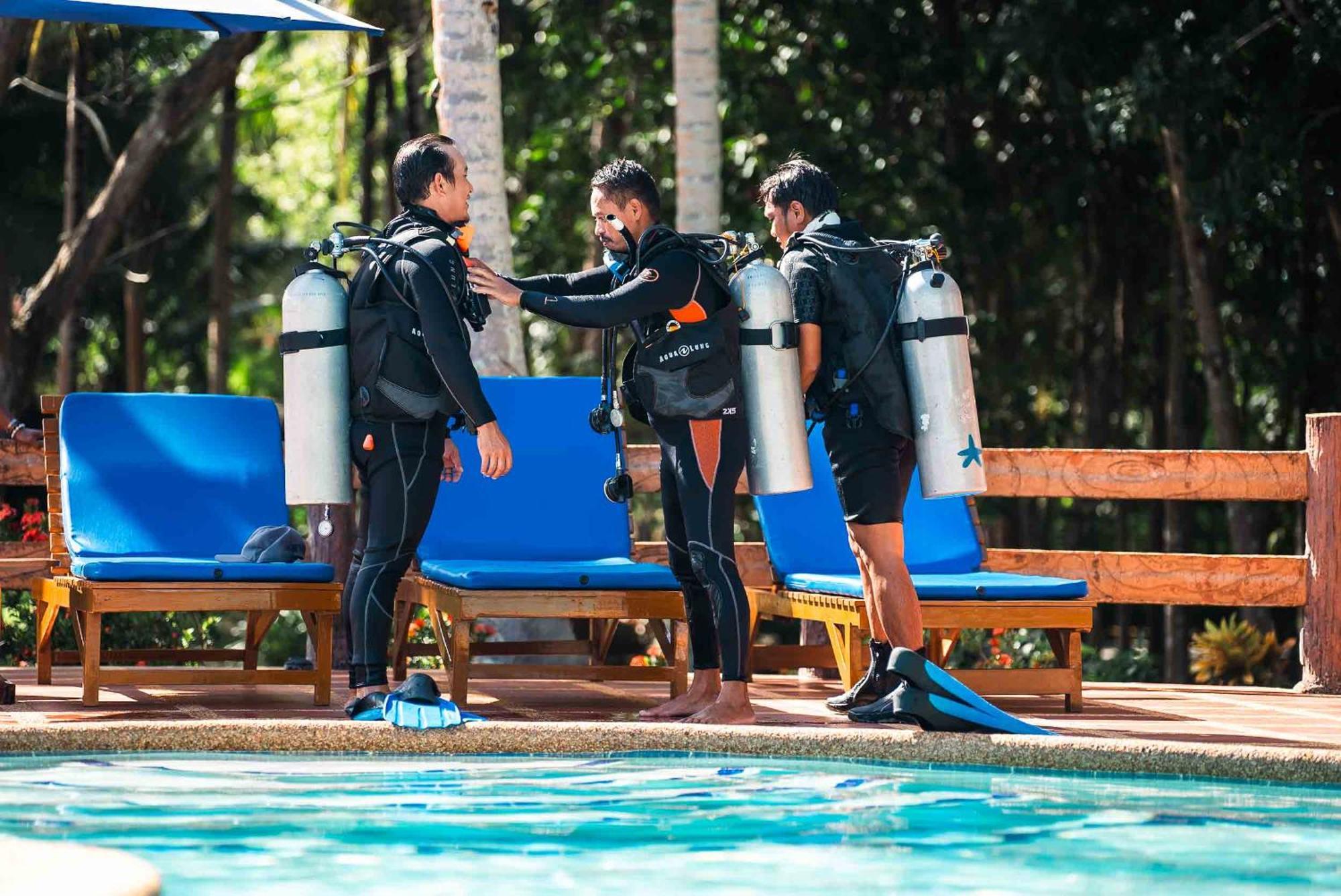 Blue Star Dive And Resort Anda  Esterno foto