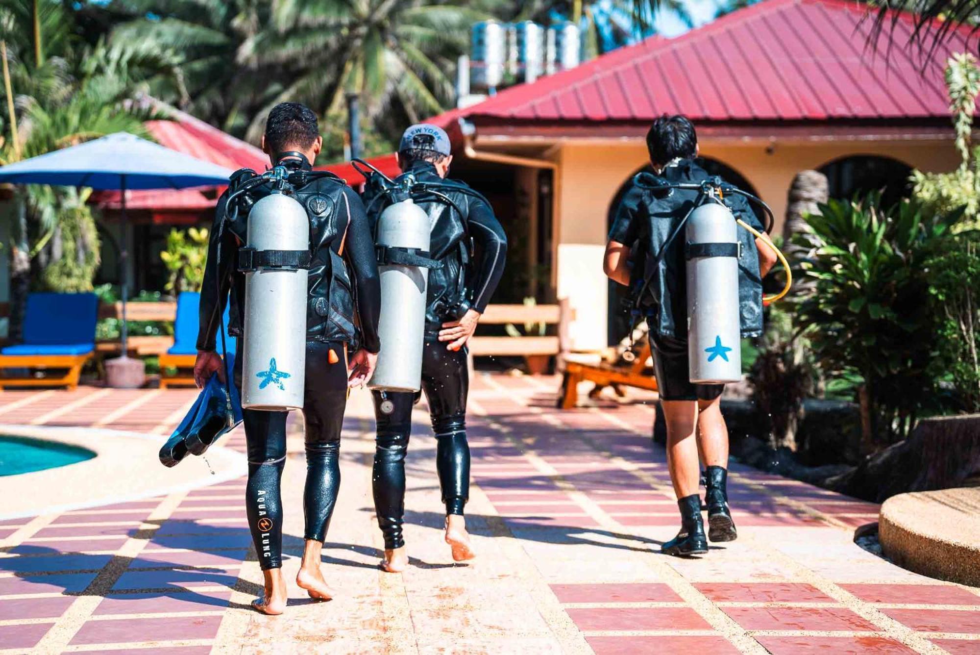 Blue Star Dive And Resort Anda  Esterno foto